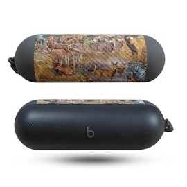 Carbon Fiber Speaker Skin Compatible with Beats Pill (2024) - Deer Pattern - Premium 3M Vinyl Protective Wrap Decal Cover - Easy to Apply | Crafted in The USA by MightySkins