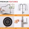 Smart Motion Sensor Touchless Kitchen Faucet, Hands-Free Automatic Pull-Out Sprayer