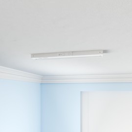 PARMIDA LED Under Cabinet Lighting, Hardwired Installation, 16 Inch, 14W, 3CCT Color Selectable - 3000K/4000K/5000K, ETL Listed, 120V, Dimmable, 1000 Lumens, White Finish