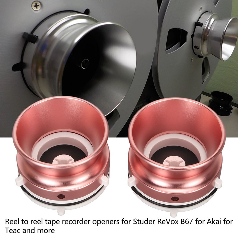 1 Pair for Studer ReVox NAB Hub Adapters 10 Inch
