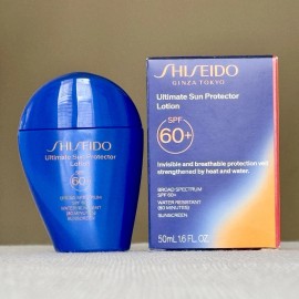 SHISEIDO ULTIMATE SUN PROTECTOR FACE AND BODY LOTION SPF 60+ (1.6OZ/50ML) NEW