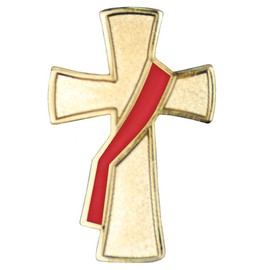 Deacon Cross Lapel Pin