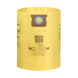 6 Pack Vacuum Bags Compatible with shop vac 15-22 gallon Dust Collection Filter Bag Type J Double layer Replace Part 90673 9067300