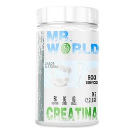 Suplemento Creatina Monohidratada Mr. World 1 Kg 200 Servici
