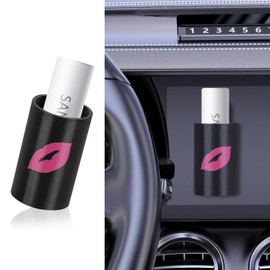 QUIINWNR Upright Chapstick Holder Car Accessories, Can Space Saving, Easy to Store, Keep The Car Interior Tidy, Universal for Men and Women Suitable for Various Sedans, SUV, RV (Pink Diamond)