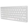 Wireless Keyboard Mini 78 Keys Ultra Thin Portable White Computer