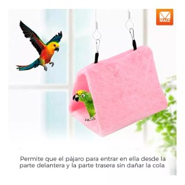 Maíz Hamaca Nido Casa Campaña Colgante Columpio Pajaros Chico
