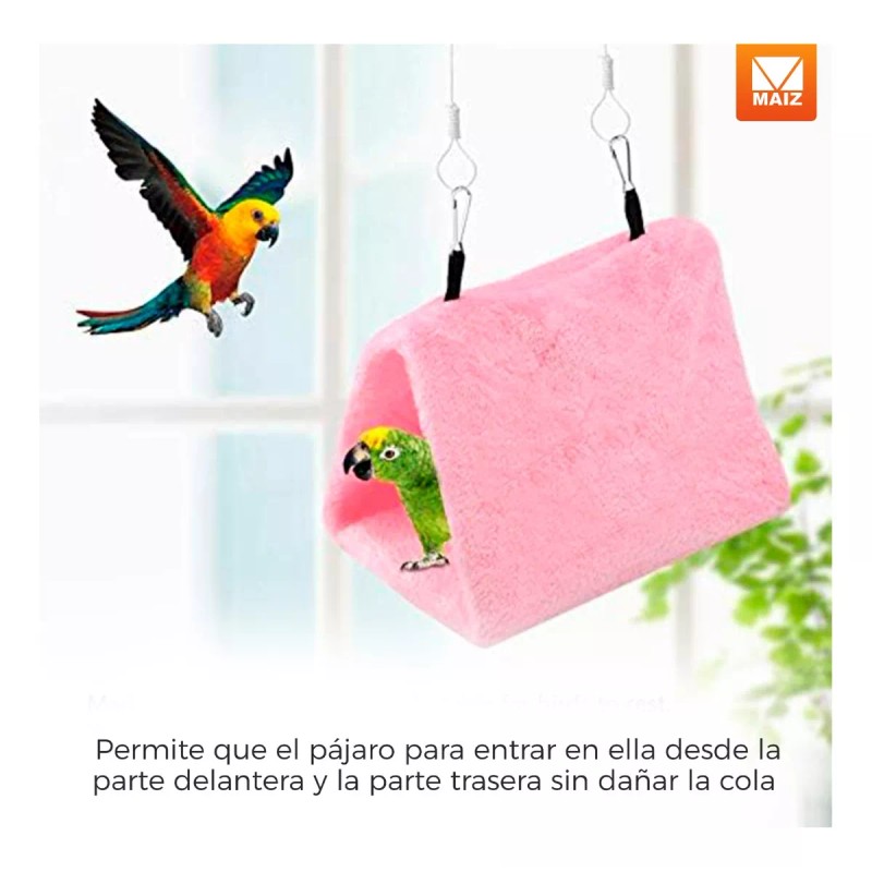 Maíz Hamaca Nido Casa Campaña Colgante Columpio Pajaros Chico