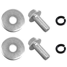 3/4 Inch Go Kart Clutch Bolt Kit Predator Engine Clutch and Lock Washer, Bolts for 10/12 Teeth Clutch Bolt Kit Compatible with Go Kart Predator Engines, Minibike and Kart Engine, (2 Sets)