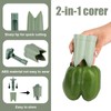 2pcs Pepper Corer Tool, 4.45x2.2x2.2in Pepper Deseeder Bell Pepper Core