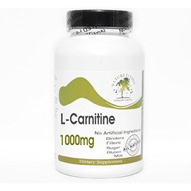 Naturetition Supplements L-Carnitine 1000mg ~ 200 Capsules - No Additives