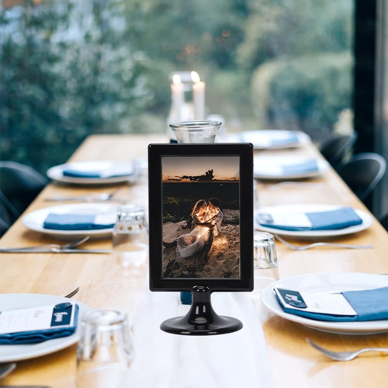 Double Sided Standing Picture Frames, 4x6 Inch 2 Sided Pedestal