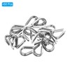 PATIKIL M3 50pcs Stainless Steel Thimble Wire Rope Thimble 3mm