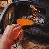 Relaxdays Blower Bellows Grill & Fireplace Rustic Hand Bellows Gold