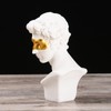 BRABUD Greek Mask David Man Bust Statue Resin Classic Roman