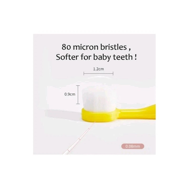 EasyHonor Baby Toothbrush for Age 1-3 Years Old, Extra Soft