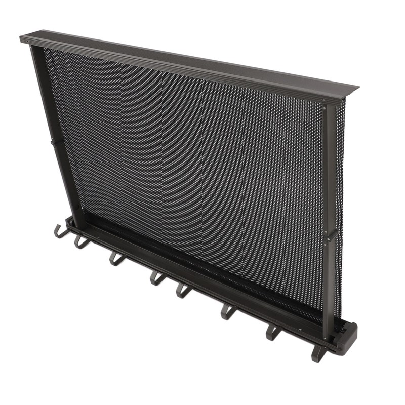 Balcony Clothes Drying Rack Wall Mounted with Mesh Surface Collapsible