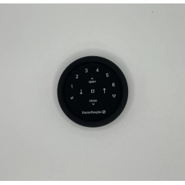 Hunter Douglas Pebble Surface Wall Mount Black NEW Remote Holder Only—Powerview