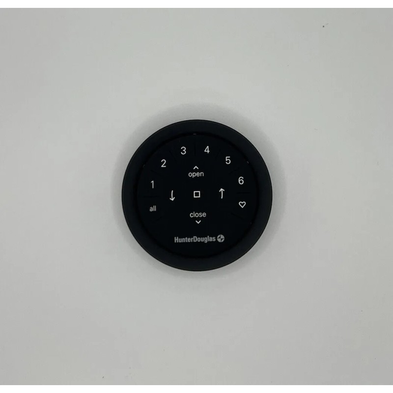 Hunter Douglas Pebble Surface Wall Mount Black NEW Remote Holder