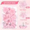 30 Pcs Cute Push Pins, Flower Fun Push Pins for