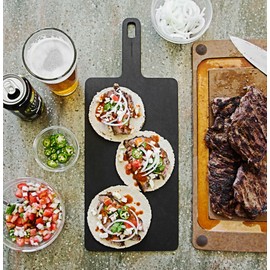 Epicurean Handy Series Cutting Board with Handle, 14-Inch by 7-Inch, Slate