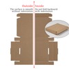 SUNLPH 50 Pack 7x5x1 Inches Small Shipping Boxes, Brown Corrugated