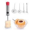 Vegetable Corer, Stainless Steel Vegetable Drill Fruit Corer with 4