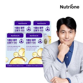 Nutrione Life [Nutrione] Vegetable Blue Omega 100 4 boxes (4 months supply) / 뉴트리원라이프 [뉴트리원] 식물성 블루 오메가 100 4박스(4개월분)