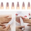 25 Count 80/80 Grit Coarse Nail Files for Acrylic Nails,