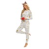 KFUBUO Women's Pajama Sets Long Sleeve Sleepwear and Jogger 2