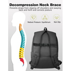 JaunniQir 2-Pack Adjustable Backpack Chest Strap – Quick-Release Sternum Belt with Slide D-Rings (Black)