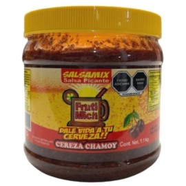 Fruti Mich 2 Pack Escarchado Para Michelada Sabor Cereza Chamoy  1.1kg Frutimich