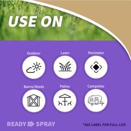 Bonide Chipmunk, Squirrel & Rodent Repellent, 32 oz Ready-to-Spray for Outdoor Use, Deter from Lawn & Garden