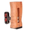 Universal Side Wooden Handle Grip Natural Adjustable Brazilian Wood Side