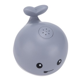 Light Water Toy Automatic Bath Whale Spray Toy Floating Pool Toy with Fluorescent Light for Kids Boys Girls