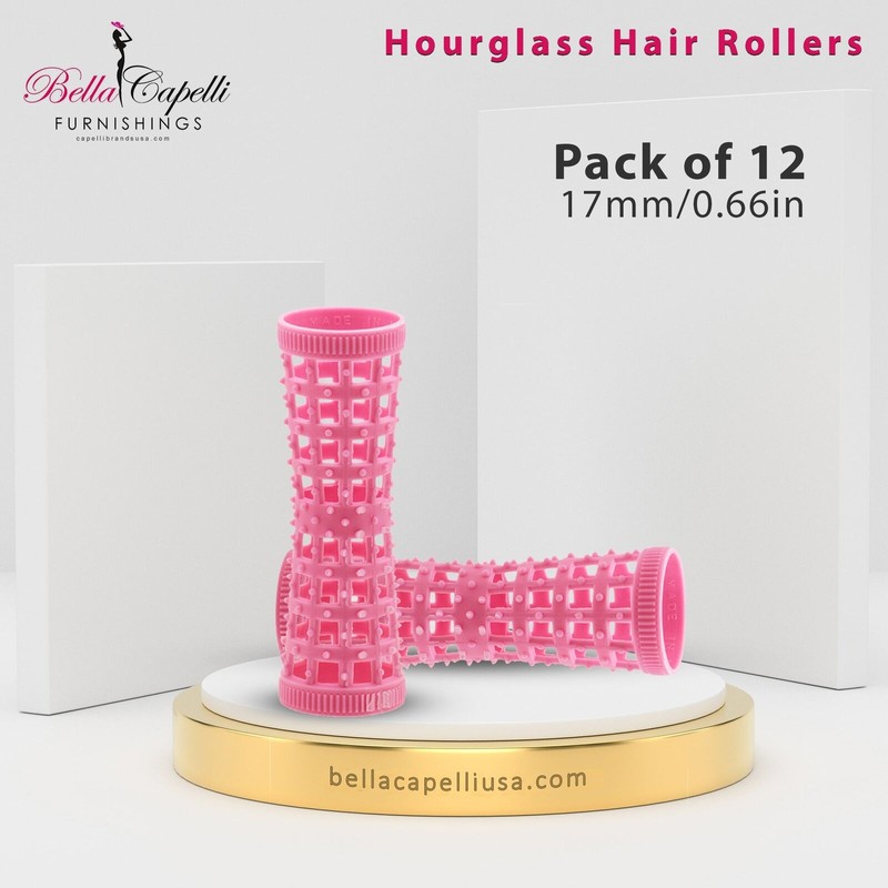 BellaCapelliUSA.com Hourglass All Hair Types Unisex Rollers- Aqua HGR 32mm/1.26in