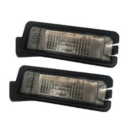Volkswagen 호환 폴로 5 6R GTI 골프 6 7 파사트 B7 CC 시트 레온 3 이비자 1K8943021 번호판등 노란색 램 Volkswagen Compatible Polo 5 6R GTI Golf 6 7 Passat B7 CC Seat Leon 3 Ibiza 1K8943021 License Plate Yellow Lamp [01 2Piece]