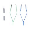 2PCS V Shape Spring Bar Tweezers Professional Alloy Steel Watch