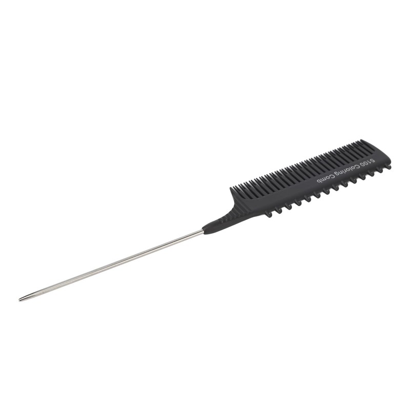 Highlighting Clip Comb,Durable Plastic Tail Comb with Hook Teeth,Fine Tooth