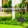 4Pcs Metal Hedgehog Decorative Garden Stakes Cute Animal Hollow Design
