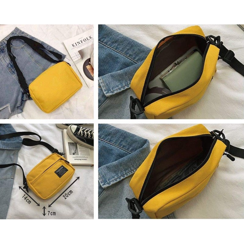 Beatus 3 Colors, Canvas Compact Shoulder Bag, Mini Shoulder Bag,