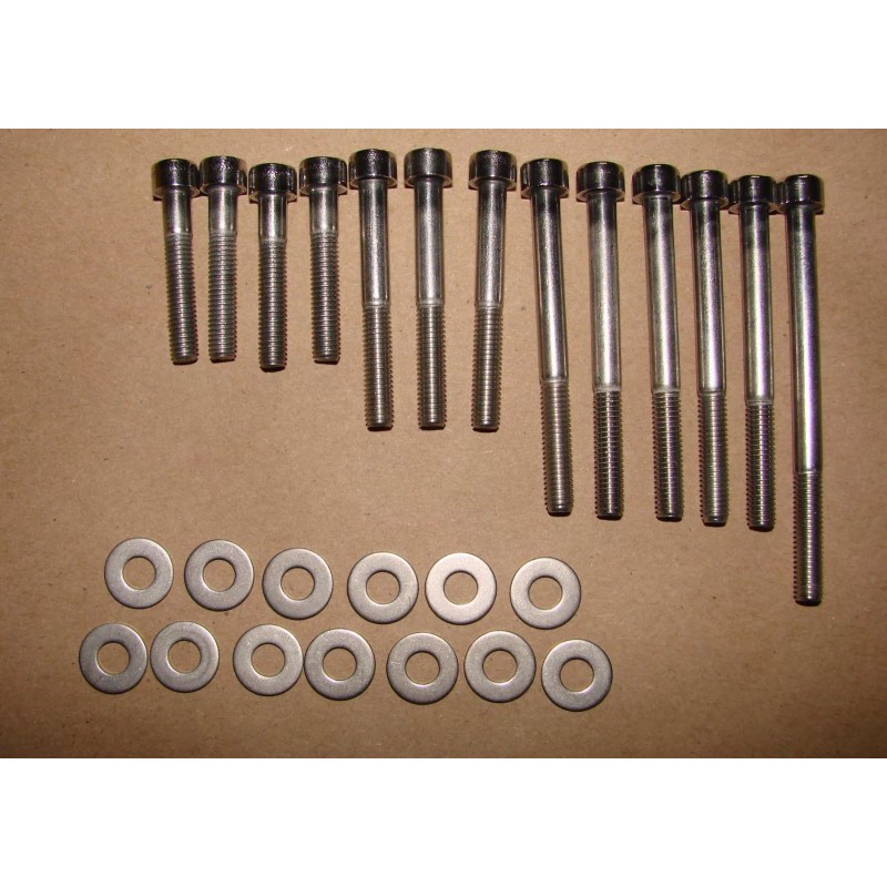 Stainless Cycle Honda TRX400ex 400ex Stainless Steel Crankcase Bolt Kit