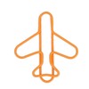 Aircraft Shape Paper Clips Cute Small Paperclips for Office School