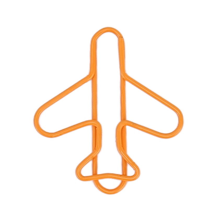 Aircraft Shape Paper Clips Cute Small Paperclips for Office School