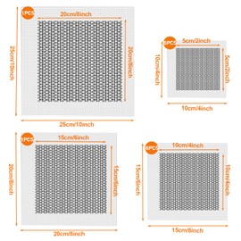chiquieray 14 Pcs Drywall Wall Patch,Dry Wall Patch Kit, Wall Repair Patch Kit, Fiberglass Mesh Wall Hole Repair Patches for Quick Fix Broken Walls Repair or Ceiling Filler