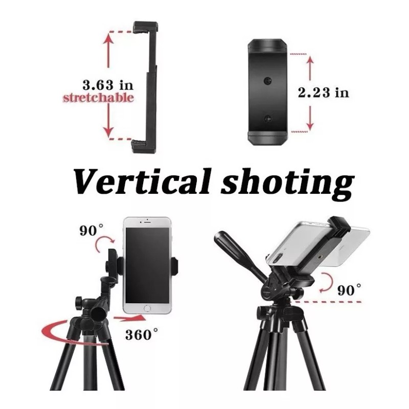 Wnatn Trípode Para Cámara Celular 43inch De Aluminio