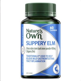 Nature's Own Slippery Elm 400mg 60 Capsules