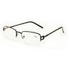 V.W.E. Rectangular Half Rim Metal Reading Glasses With Anti-reflective AR