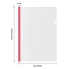 Pack of 10 Clear A4 Sliding Bar Binder, File Folder