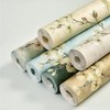 Q QIHANG Country Retro Pastoral Non-Woven Wallpaper, (A Light Yellow)